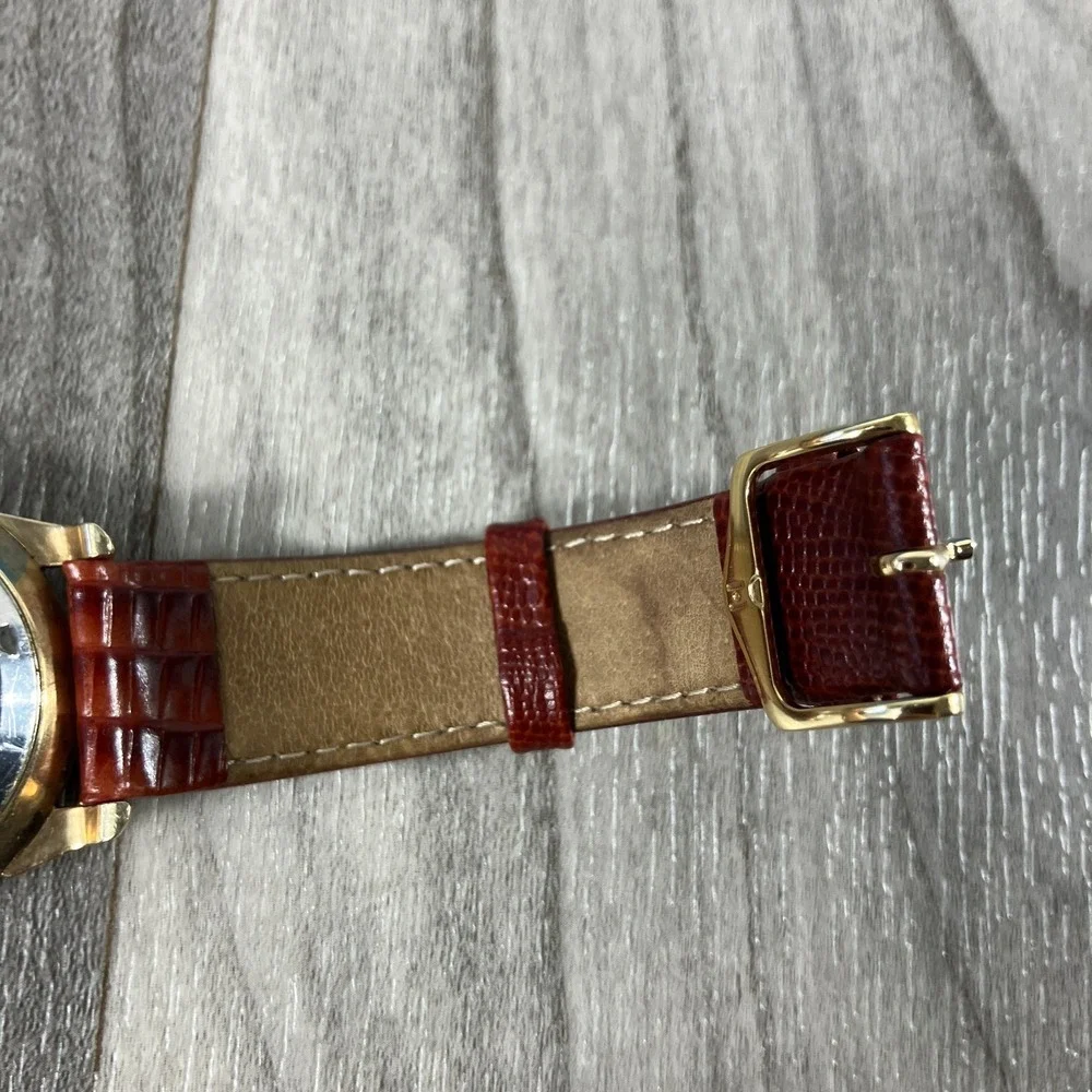 Vintage Wittnauer Men's Automatic Watch 17 Jewels 10K Gold Filled Swiss 1950s